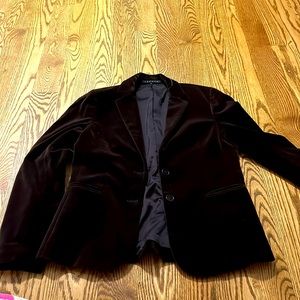 Theory brown velvet jacket